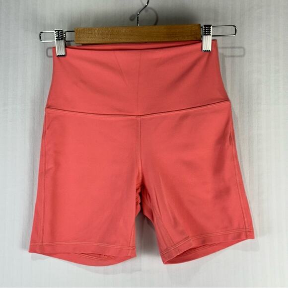Lululemon Align High-Rise Shorts 6” Guava Pink Size 6 Nulu Fabric Buttery Soft - Picture 3 of 5